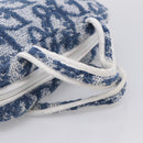 Christian Dior Trotter Canvas Hand Bag pile Blue Auth 196236A-7