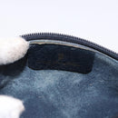 GUCCI GG Supreme Sherry Line Shoulder Bag PVC Navy Gold 89 02 018 Auth 196238-19