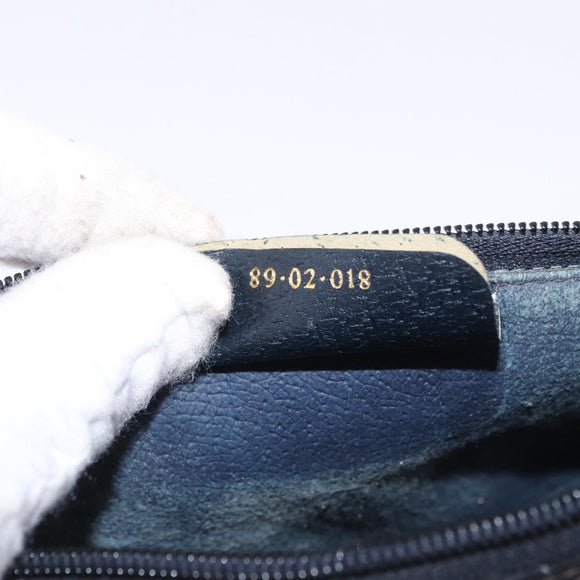 GUCCI GG Supreme Sherry Line Shoulder Bag PVC Navy Gold 89 02 018 Auth 196238