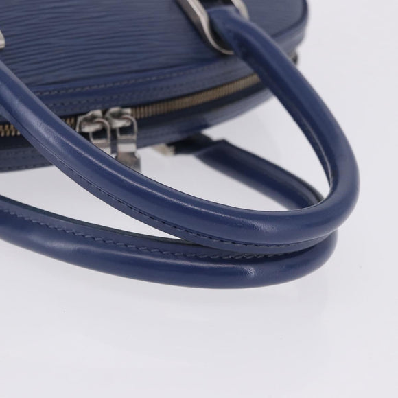 LOUIS VUITTON Epi jasmine Hand Bag Myrtille M5278G LV Auth 196239