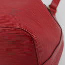 LOUIS VUITTON Epi Petit Noe Shoulder Bag Red M44107 LV Auth 196245-9