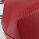 LOUIS VUITTON Epi Petit Noe Shoulder Bag Red M44107 LV Auth 196245-14