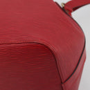 LOUIS VUITTON Epi Petit Noe Shoulder Bag Red M44107 LV Auth 196245-15