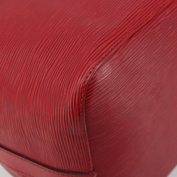 LOUIS VUITTON Epi Petit Noe Shoulder Bag Red M44107 LV Auth 196245