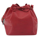 LOUIS VUITTON Epi Petit Noe Shoulder Bag Red M44107 LV Auth 196245-13