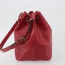 LOUIS VUITTON Epi Petit Noe Shoulder Bag Red M44107 LV Auth 196245-3