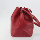 LOUIS VUITTON Epi Petit Noe Shoulder Bag Red M44107 LV Auth 196245-4