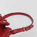 LOUIS VUITTON Epi Petit Noe Shoulder Bag Red M44107 LV Auth 196245-8