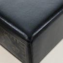 Christian Dior Lockbox Zodiac Bag Leather 2017 limited Black Gold Auth 196246M-18