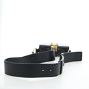Christian Dior Lockbox Zodiac Bag Leather 2017 limited Black Gold Auth 196246M-7