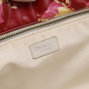 CHANEL High Summer Tote Bag PVC Canvas Red CC Auth 196247-17