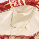 CHANEL High Summer Tote Bag PVC Canvas Red CC Auth 196247-18