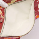 CHANEL High Summer Tote Bag PVC Canvas Red CC Auth 196247-23