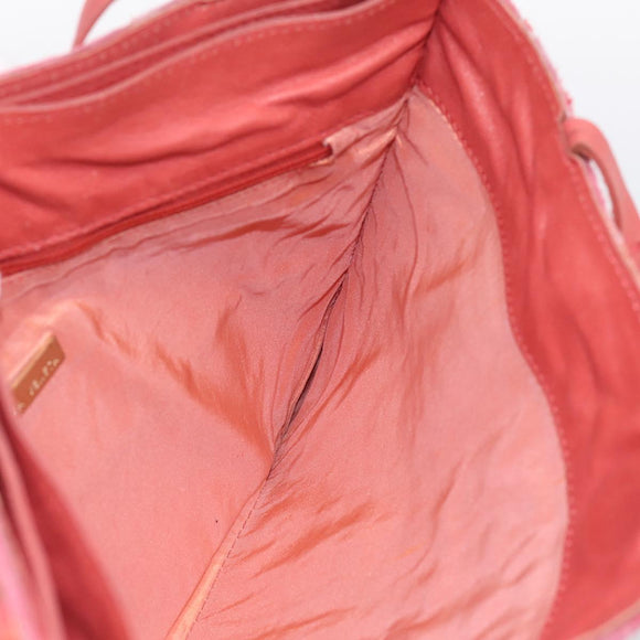BOTTEGA VENETA INTRECCIATO Tote Bag Leather Pink Auth 196248A