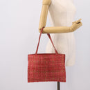 BOTTEGA VENETA INTRECCIATO Tote Bag Leather Pink Auth 196248A-23