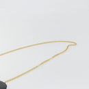 Salvatore Ferragamo Gancini Chain Shoulder Bag Leather Black Gold Auth 196249-8