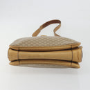 CELINE Macadam Canvas Shoulder Bag PVC Beige Gold Auth 196251-5