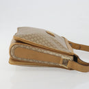 CELINE Macadam Canvas Shoulder Bag PVC Beige Gold Auth 196251-3