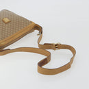 CELINE Macadam Canvas Shoulder Bag PVC Beige Gold Auth 196251-7