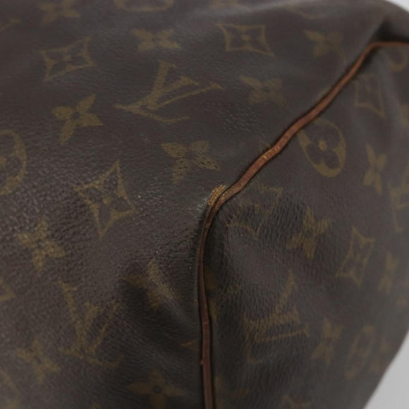 LOUIS VUITTON Monogram Speedy 30 Hand Bag M41526 LV Auth 196255
