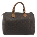 LOUIS VUITTON Monogram Speedy 30 Hand Bag M41526 LV Auth 196255-13