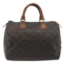 LOUIS VUITTON Monogram Speedy 30 Hand Bag M41526 LV Auth 196255-2