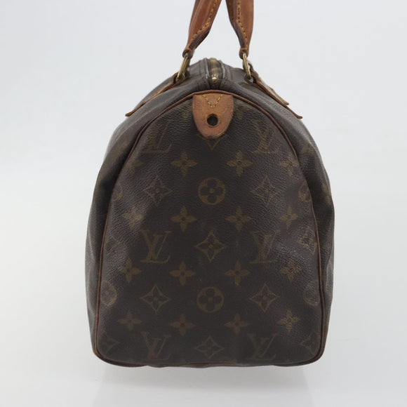 LOUIS VUITTON Monogram Speedy 30 Hand Bag M41526 LV Auth 196255