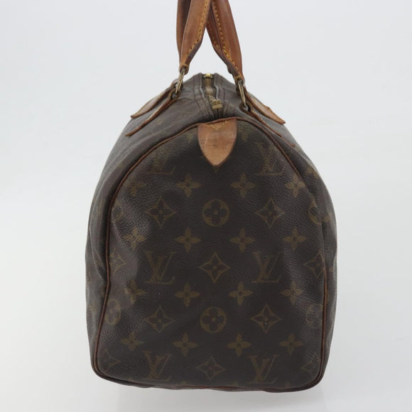 LOUIS VUITTON Monogram Speedy 30 Hand Bag M41526 LV Auth 196255