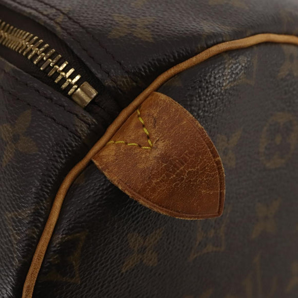 LOUIS VUITTON Monogram Keepall 55 Boston Bag M41424 LV Auth 196259