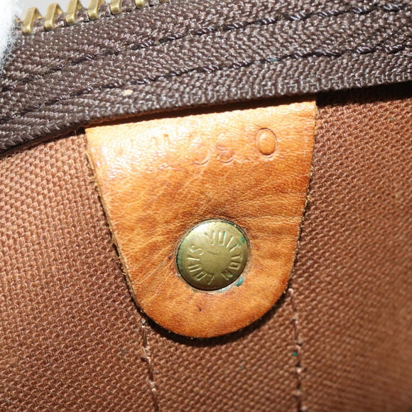 LOUIS VUITTON Monogram Keepall 55 Boston Bag M41424 LV Auth 196259