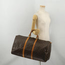 LOUIS VUITTON Monogram Keepall 55 Boston Bag M41424 LV Auth 196259-22