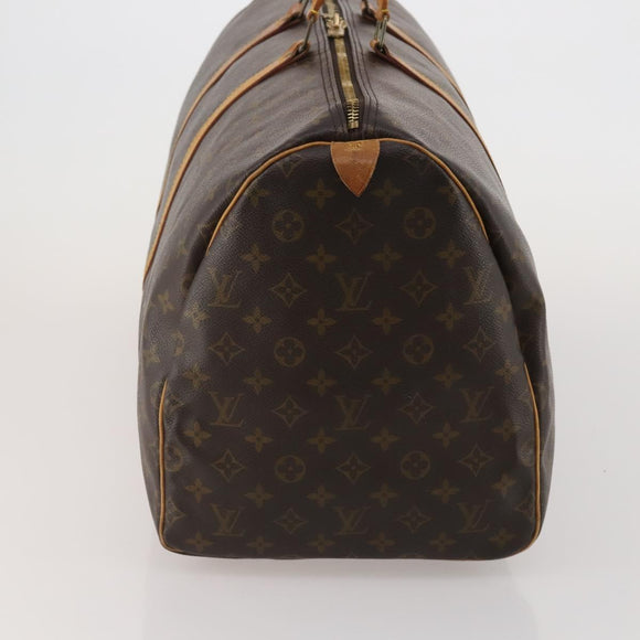 LOUIS VUITTON Monogram Keepall 55 Boston Bag M41424 LV Auth 196259