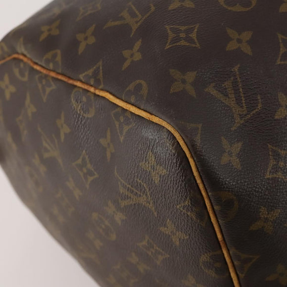 LOUIS VUITTON Monogram Keepall 55 Boston Bag M41424 LV Auth 196261