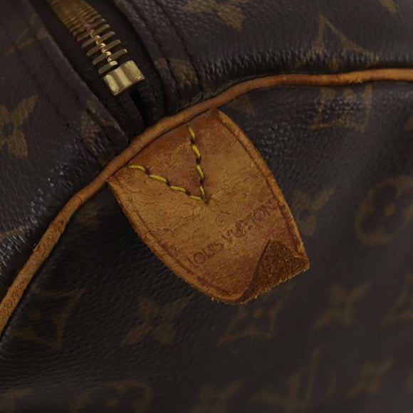 LOUIS VUITTON Monogram Keepall 55 Boston Bag M41424 LV Auth 196261