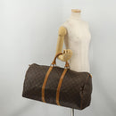 LOUIS VUITTON Monogram Keepall 55 Boston Bag M41424 LV Auth 196261-21