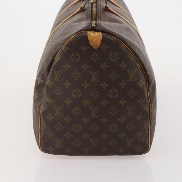 LOUIS VUITTON Monogram Keepall 55 Boston Bag M41424 LV Auth 196261