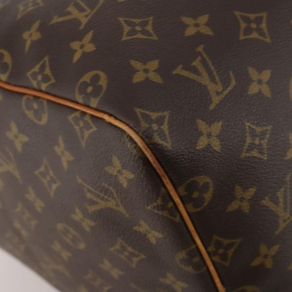 LOUIS VUITTON Monogram Keepall 55 Boston Bag M41424 LV Auth 196262A