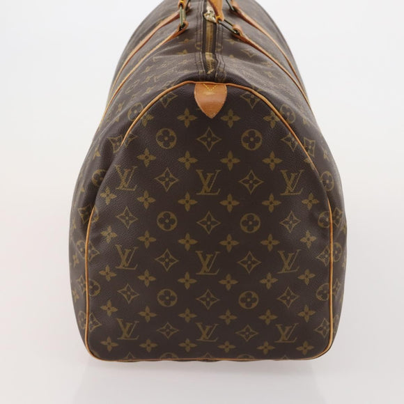 LOUIS VUITTON Monogram Keepall 55 Boston Bag M41424 LV Auth 196262A