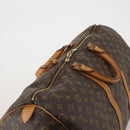 LOUIS VUITTON Monogram Keepall 55 Boston Bag M41424 LV Auth 196263A-6