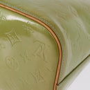 LOUIS VUITTON Monogram Vernis Houston Hand Bag Baby Blue M91005 LV Auth 196264-15