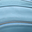 LOUIS VUITTON Monogram Vernis Houston Hand Bag Baby Blue M91005 LV Auth 196264-17