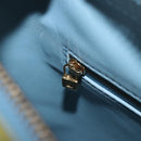 LOUIS VUITTON Monogram Vernis Houston Hand Bag Baby Blue M91005 LV Auth 196264-22