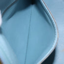 LOUIS VUITTON Monogram Vernis Houston Hand Bag Baby Blue M91005 LV Auth 196264-23