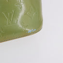 LOUIS VUITTON Monogram Vernis Houston Hand Bag Baby Blue M91005 LV Auth 196264-3