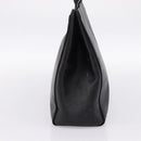 Salvatore Ferragamo Vala Tote Bag Leather Black Gold Auth 196268-4