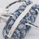 Christian Dior Trotter Canvas Hand Bag pile Blue Auth 196270A-6