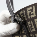 FENDI Zucchino Canvas Hand Bag Brown Auth 196271A-10