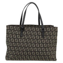 FENDI Zucchino Canvas Hand Bag Brown Auth 196271A-2
