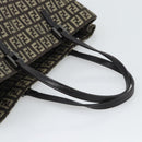 FENDI Zucchino Canvas Hand Bag Brown Auth 196271A-7