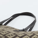 FENDI Zucchino Canvas Hand Bag Brown Auth 196271A-8